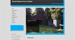 Desktop Screenshot of breezymeadowsfarmandstables.com